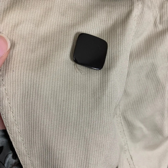 Soia &  Kyo Women’s 100% Cotton Trench Coat Belted Jacked Size Medium (FLAWED) - Picture 15 of 16